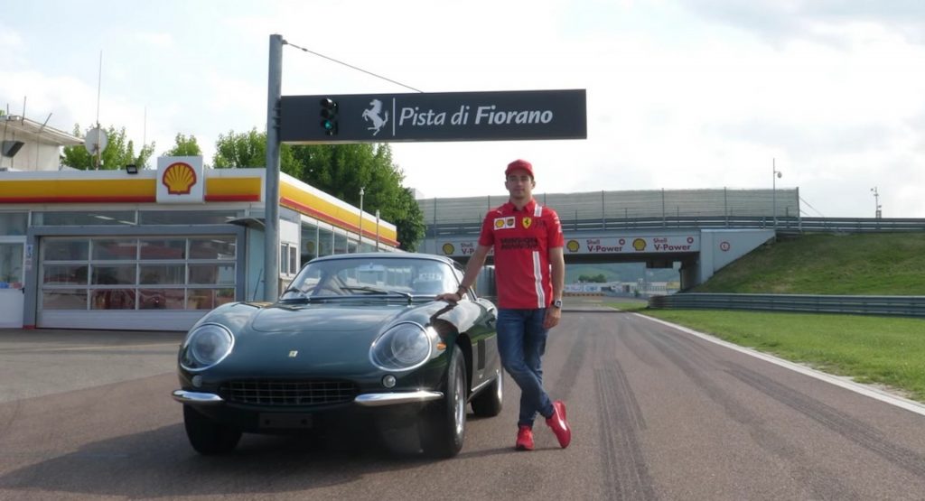  Watch Ferrari F1 Driver Charles Leclerc Drive A 275 GTB Around Its Test Track