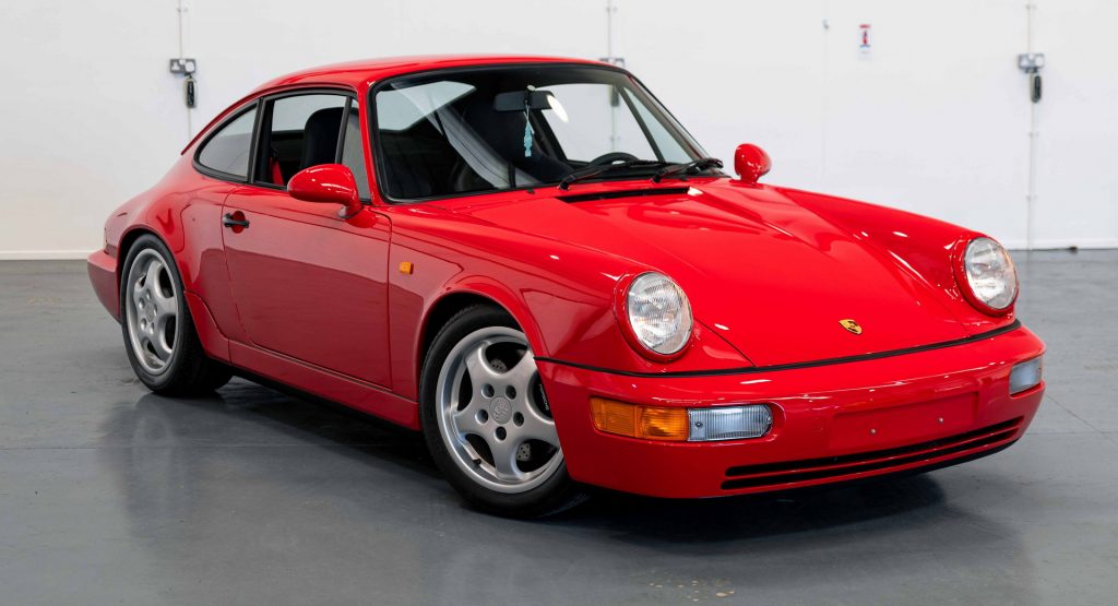  Extremely Sought-After 1991 Porsche 964 Carrera RS Has Just 102 Miles On The Clock