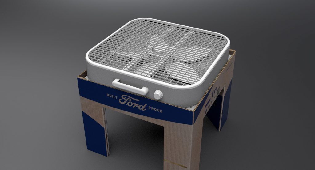  Ford’s Engineers Came Up With This DIY Cardboard Air Purifier To Help With Covid-19