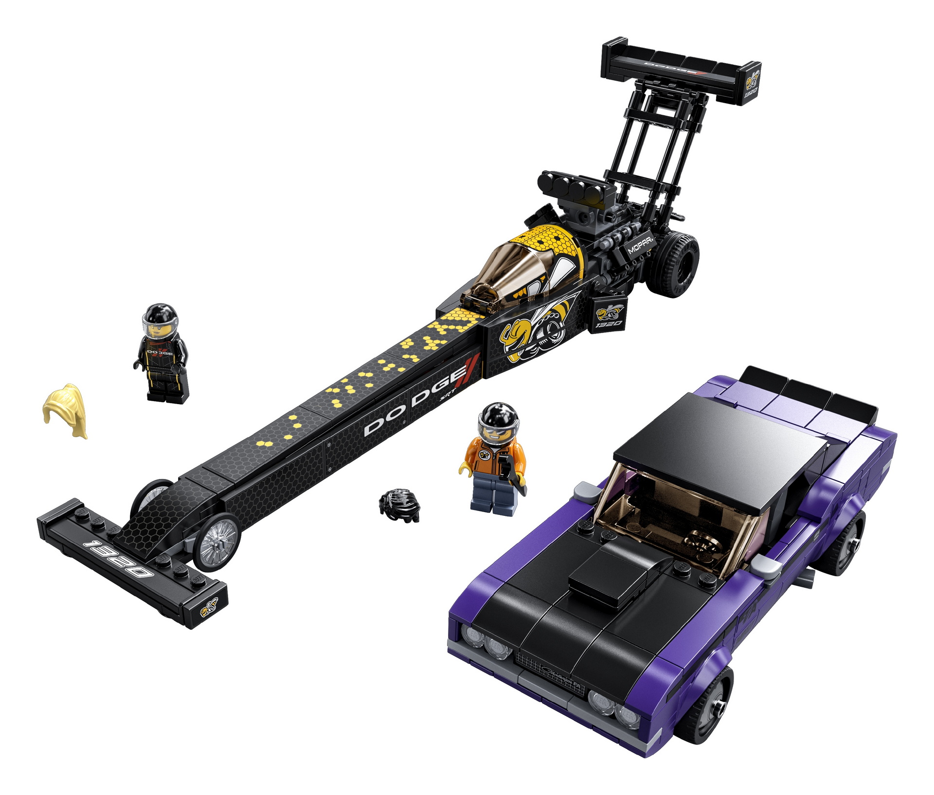 LEGO Unveils Dodge Top Fuel Drag Set That Includes 1970 Challenger