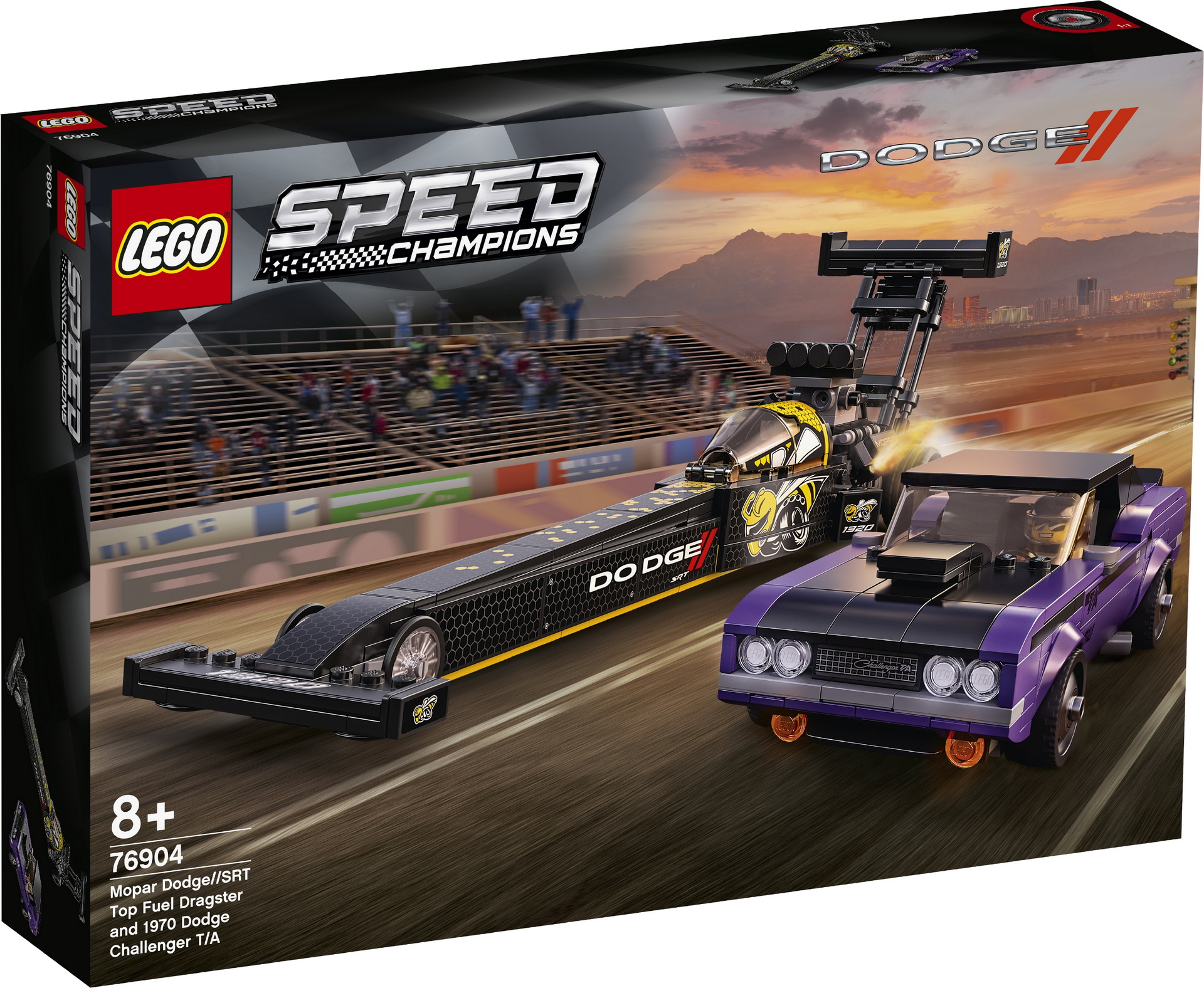LEGO Unveils Dodge Top Fuel Drag Set That Includes 1970 Challenger