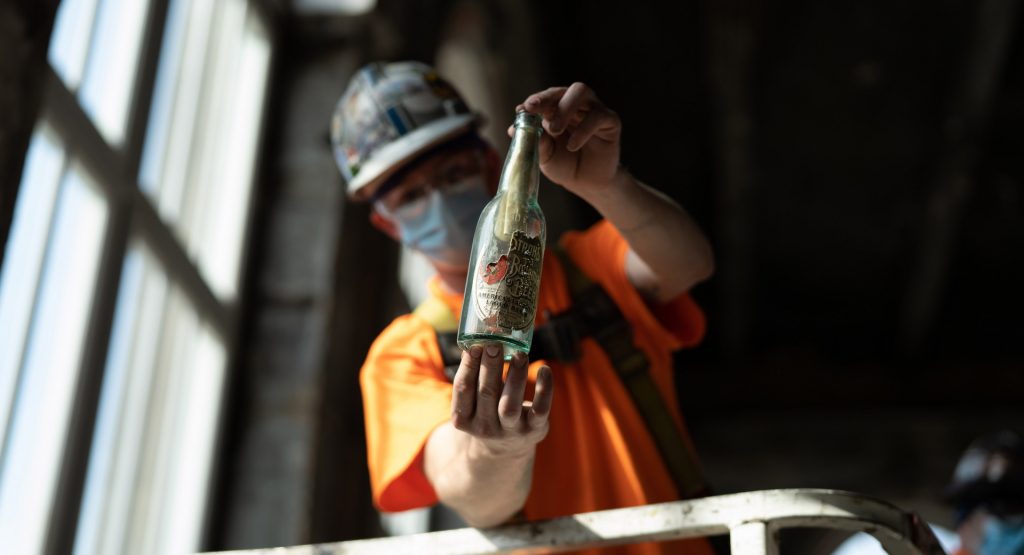 Message In A Bottle Found At Michigan Central Station Renovation That’ll House Ford’s Technology HQ