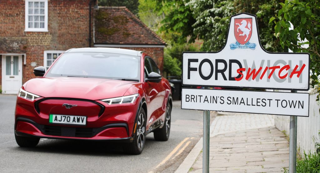  Ford Is Lending A Mach-E To All Residents Of UK’s Smallest Town To Prove That EVs Work In The Countryside