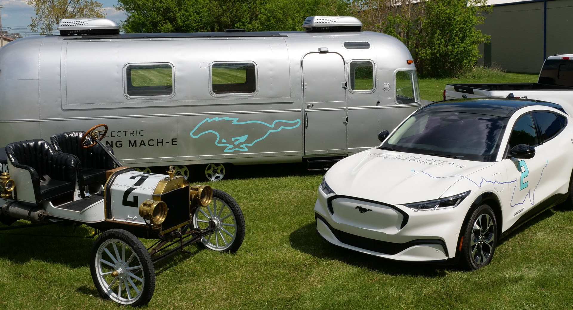 Ford Is Taking A Mustang Mach-E On A 6,500-Mile Cross Country Tour With A Model T