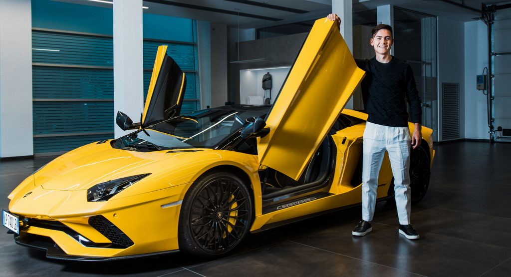  Paulo Dybala Celebrates 100th Goal For Juventus With New Lamborghini