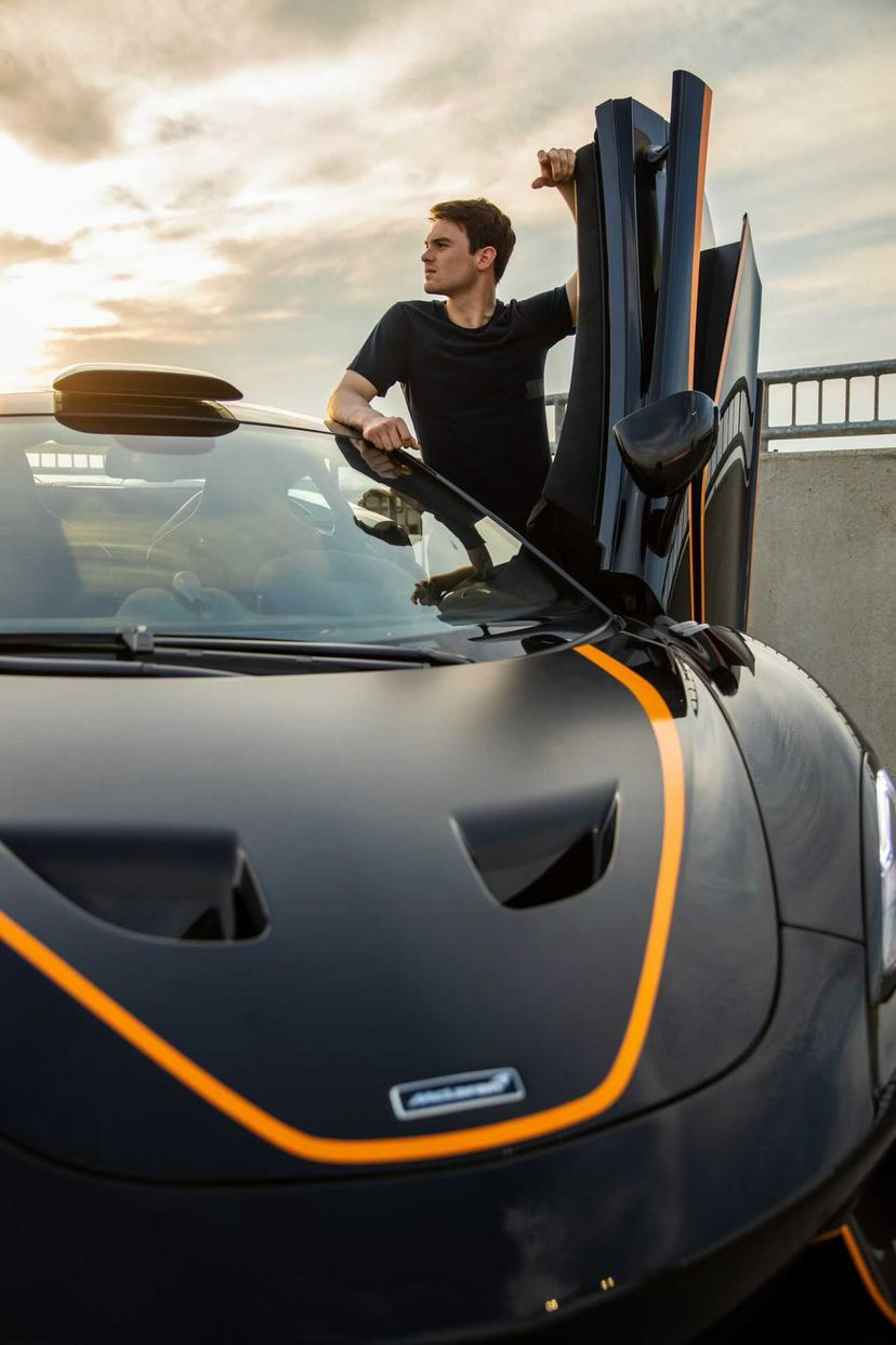 McLaren IndyCar Racer Pato O’Ward Drives The 620R On And Off The Track