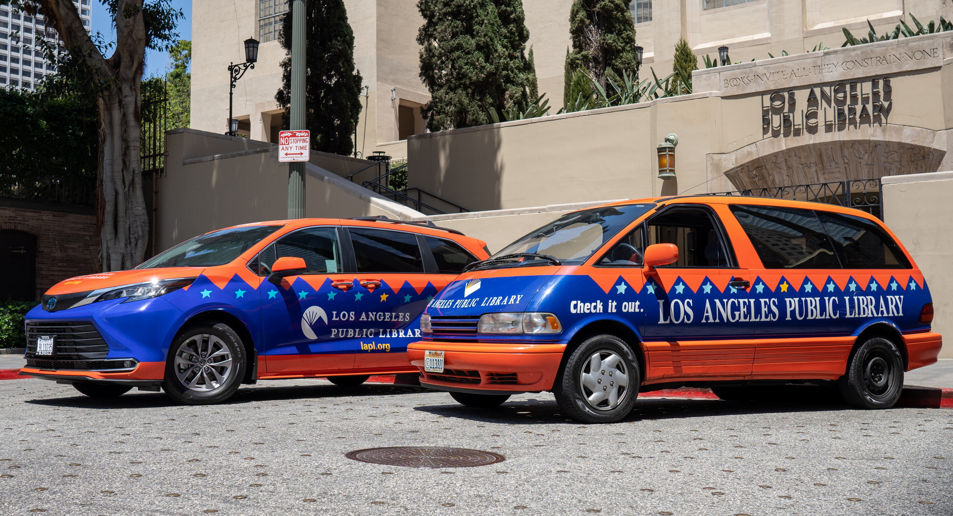 LA Public Library Retires Its 26-Year-Old Toyota Previa, Replaces It With New Sienna
