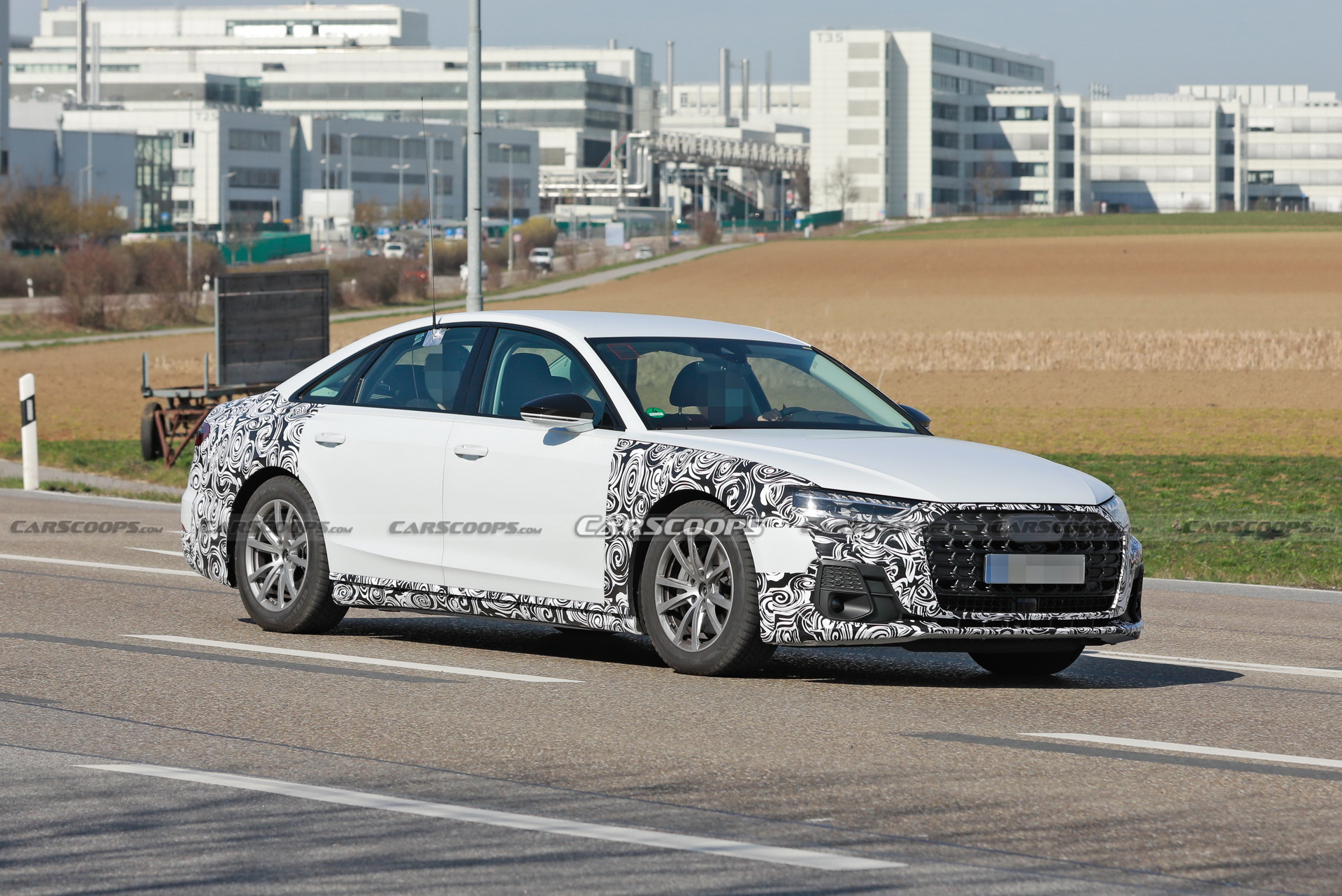 2022 Audi A8 Facelift Looks Almost Ready To Take On The New Mercedes S-Class