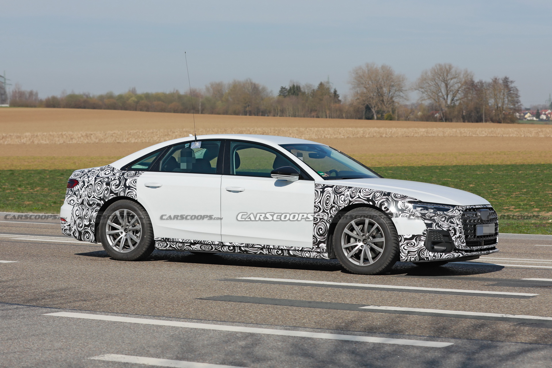 2022 Audi A8 Facelift Looks Almost Ready To Take On The New Mercedes S-Class