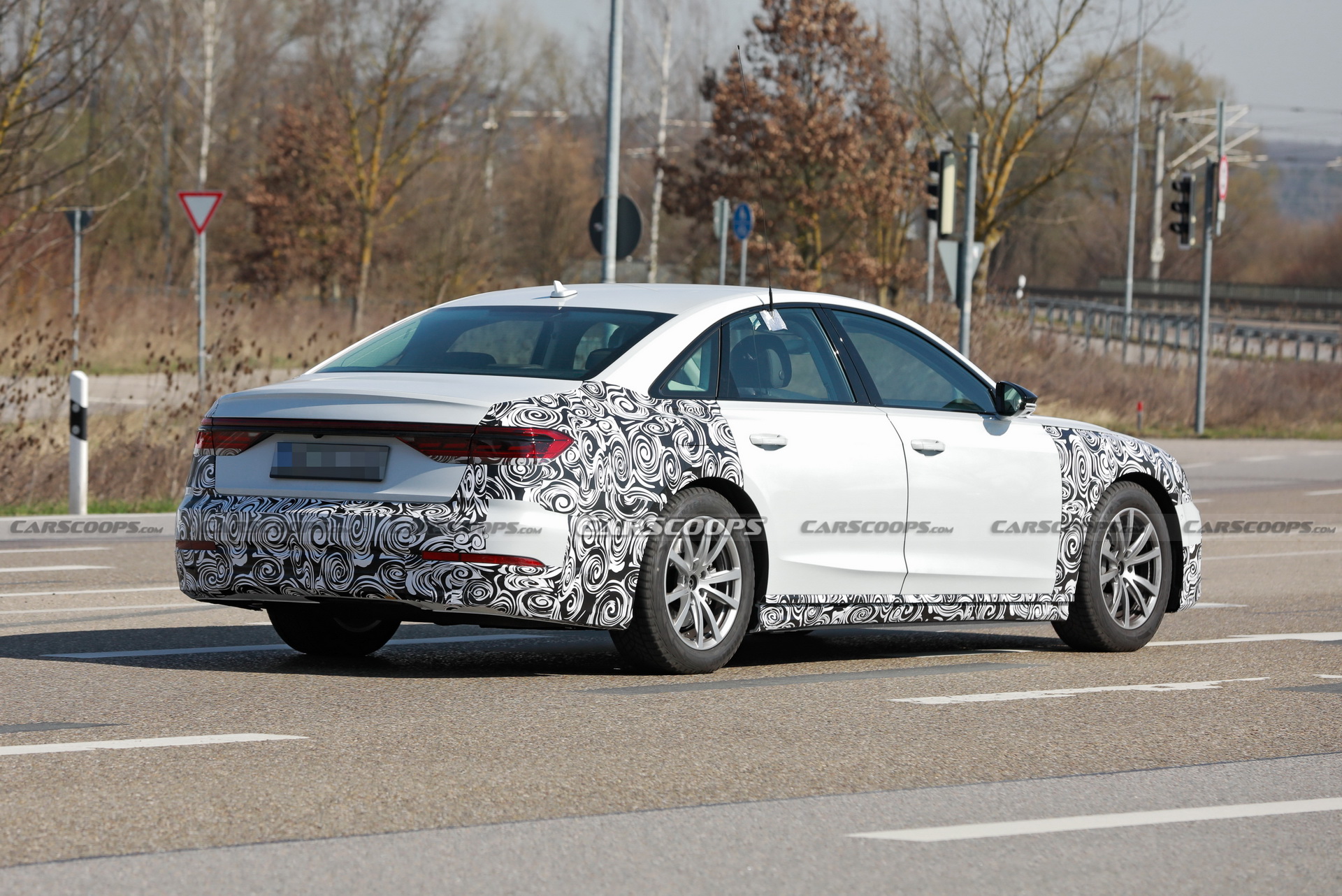 2022 Audi A8 Facelift Looks Almost Ready To Take On The New Mercedes S-Class