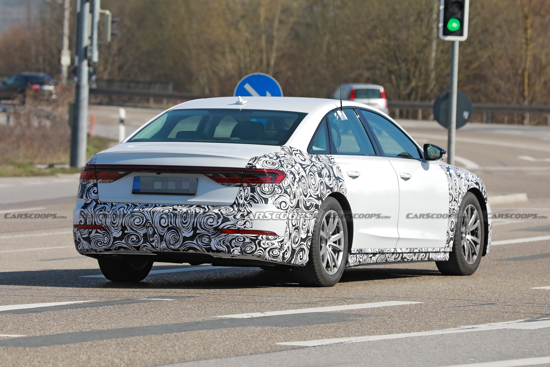 2022 Audi A8 Facelift Looks Almost Ready To Take On The New Mercedes S-Class