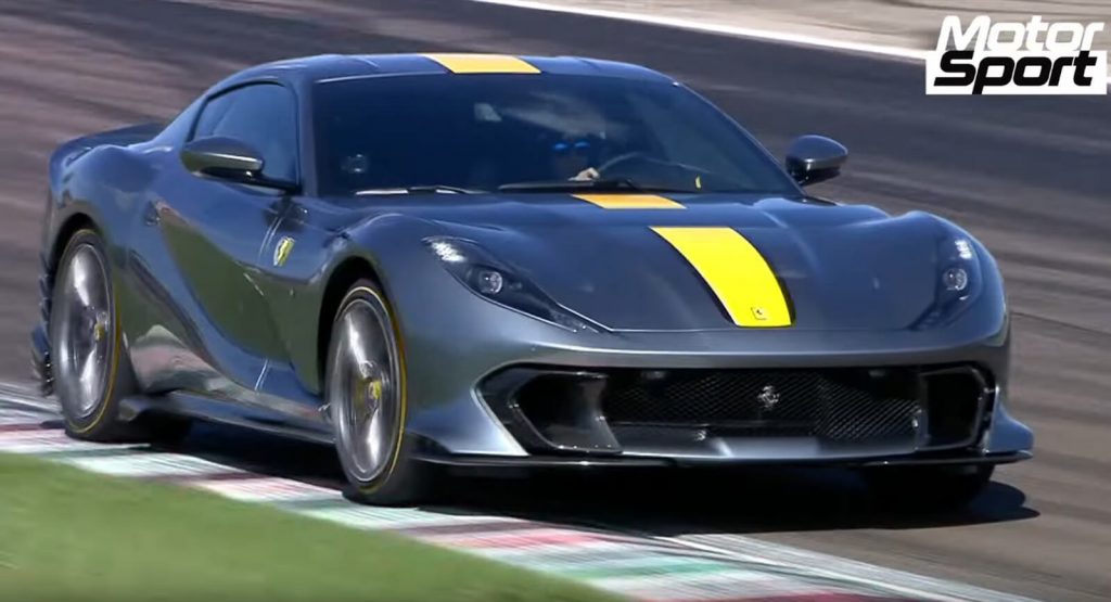  Listen To Ferrari’s New 812 Competizione Scream Its V12 Heart Out At 9,500 RPM