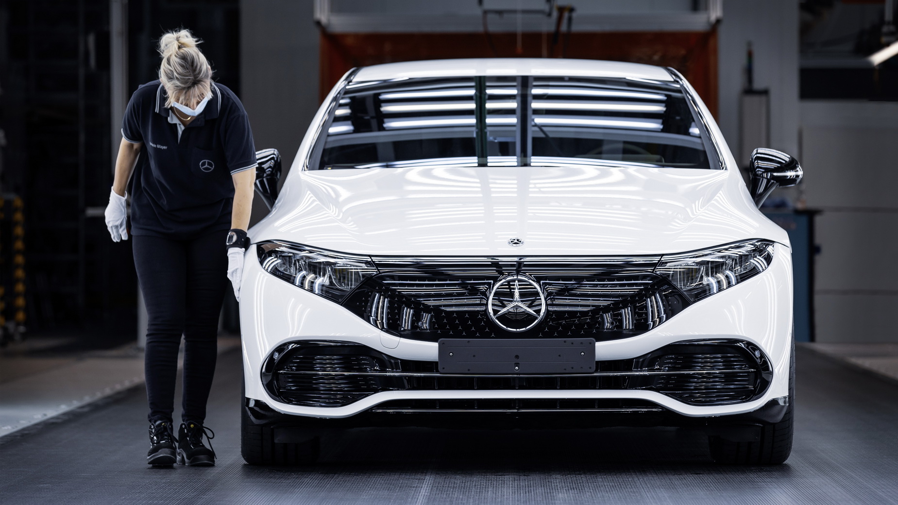 Mercedes-Benz EQS Luxury Electric Sedan Enters Production In Germany