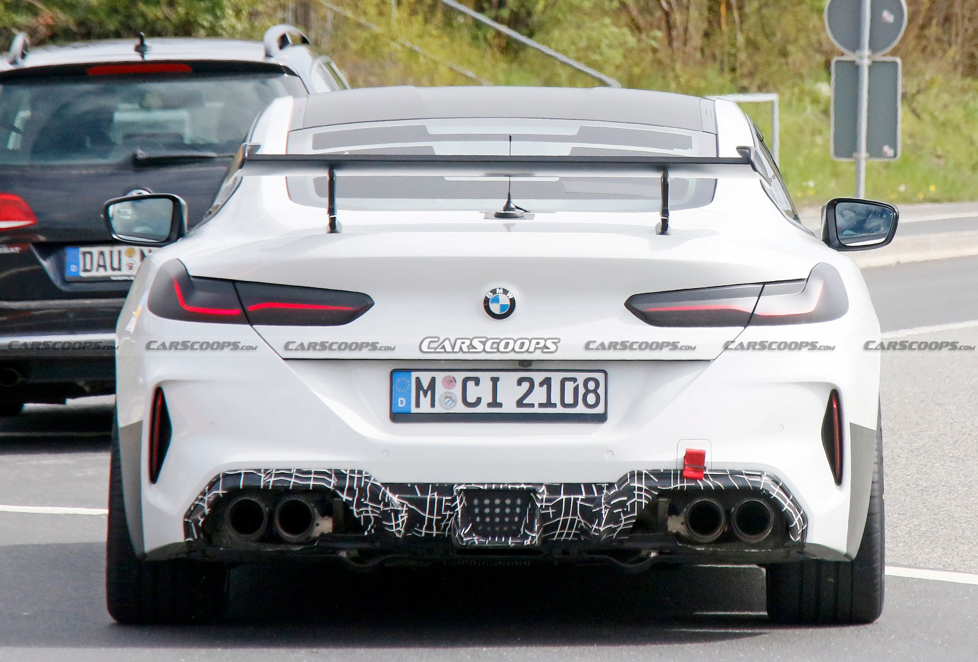 Hardcore BMW M8 Spied, Is It A CSL Variant?