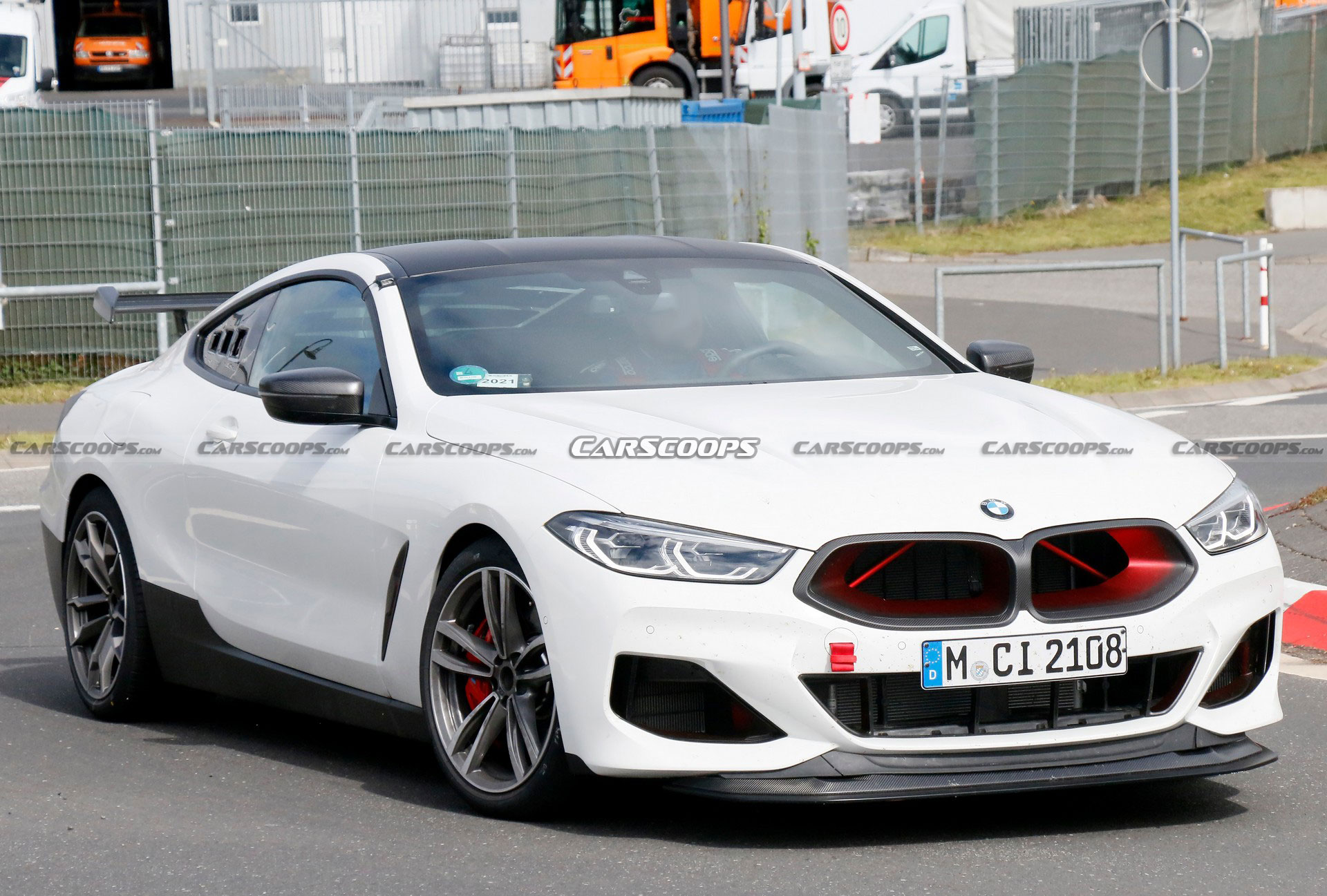 Hardcore BMW M8 Spied, Is It A CSL Variant?