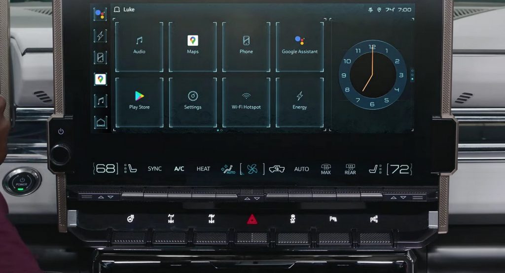  2022 Hummer EV First GM Product To Feature Android OS Infotainment System