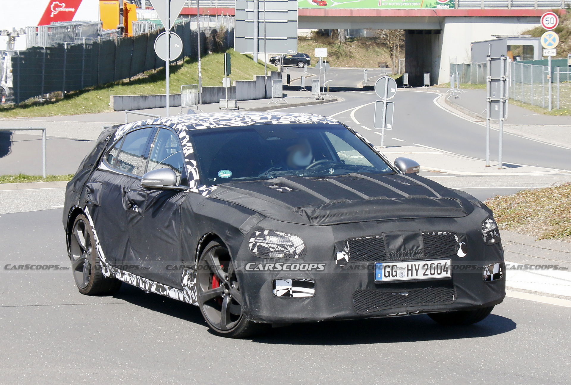 2022 Genesis G70 Shooting Brake Spied Testing At The Nurburgring