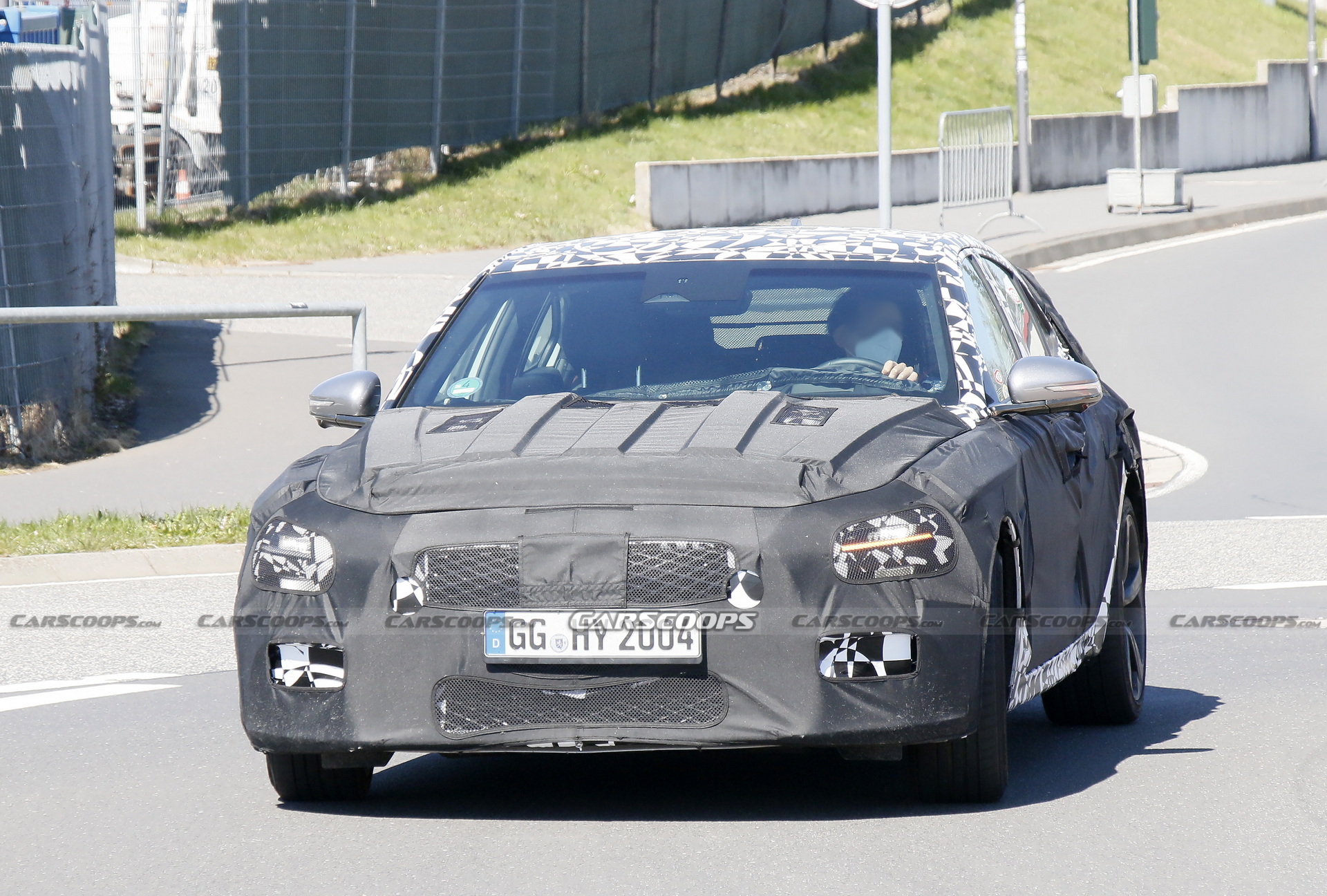 2022 Genesis G70 Shooting Brake Spied Testing At The Nurburgring