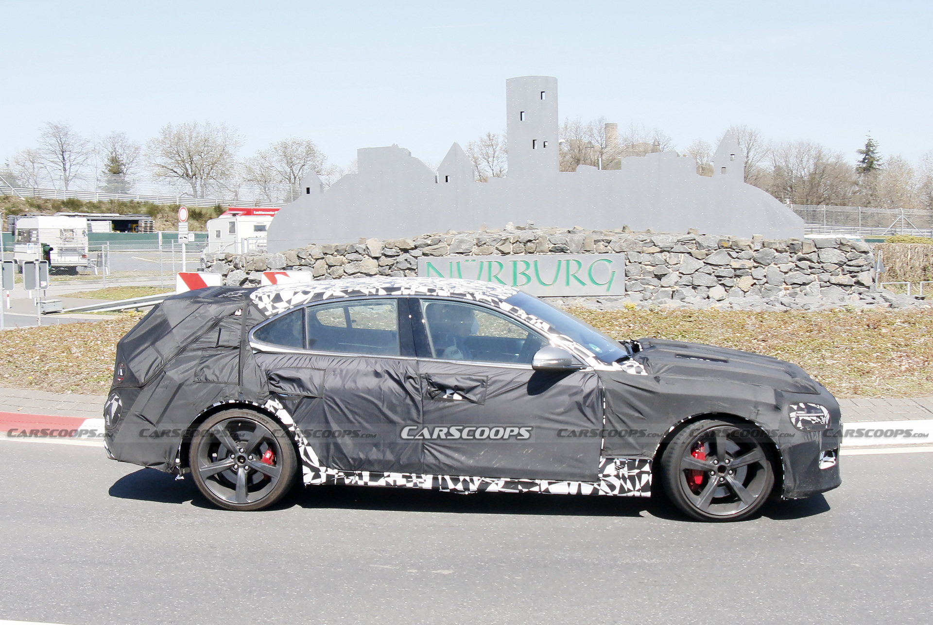 2022 Genesis G70 Shooting Brake Spied Testing At The Nurburgring