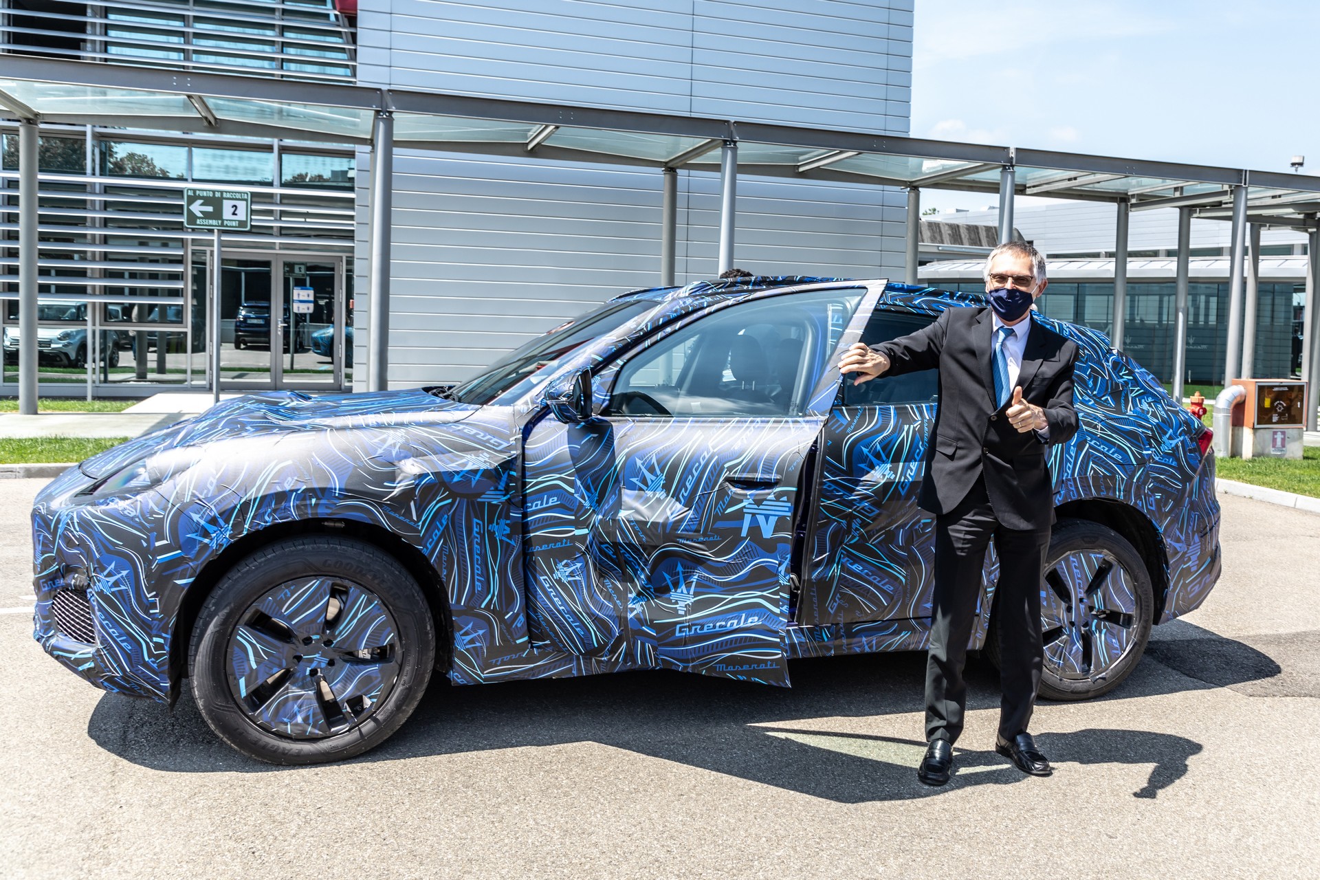 Stellantis CEO Carlos Tavares Tests Out The New Maserati Grecale