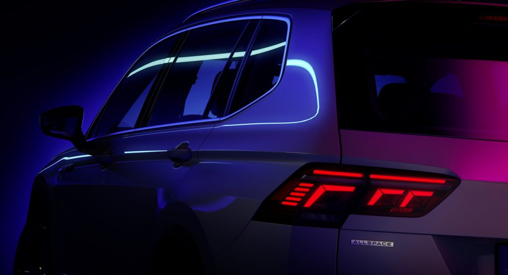 Volkswagen Teases Facelifted 2022 Tiguan Allspace, Will Debut On May 12