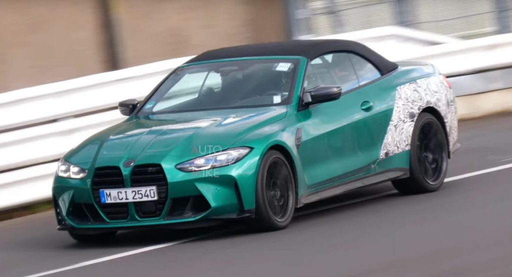 2022 BMW M4 Convertible Looks Perfectly Balanced As It Tackles Corners