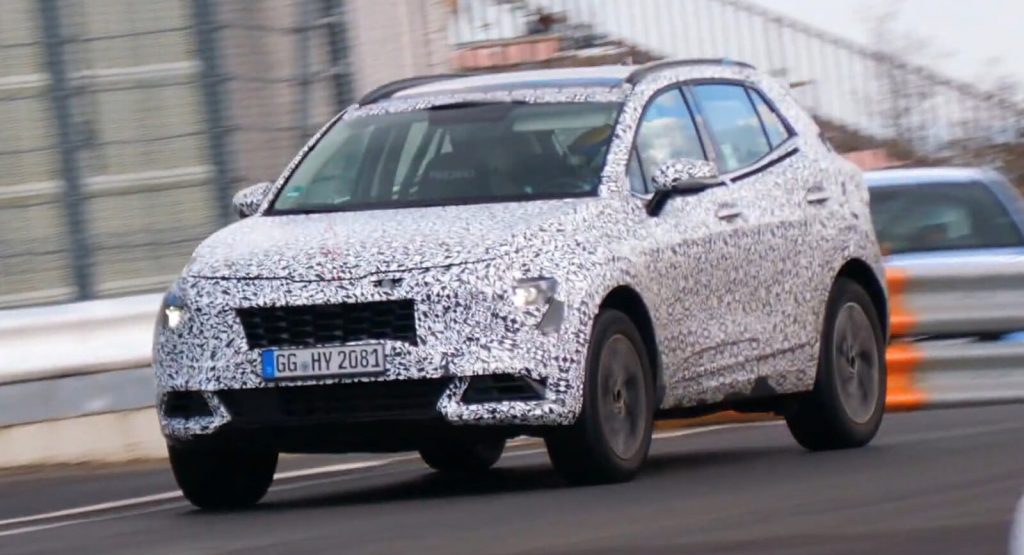  2022 Kia Sportage Development Continues, Plug-in Hybrid Filmed At The Nurburgring