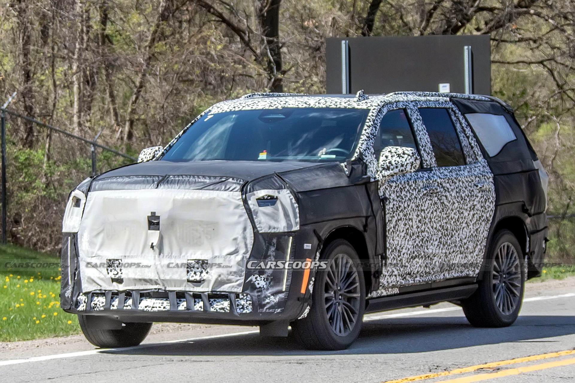 Is Cadillac Testing A Blackwing-Powered 2022 Escalade V?