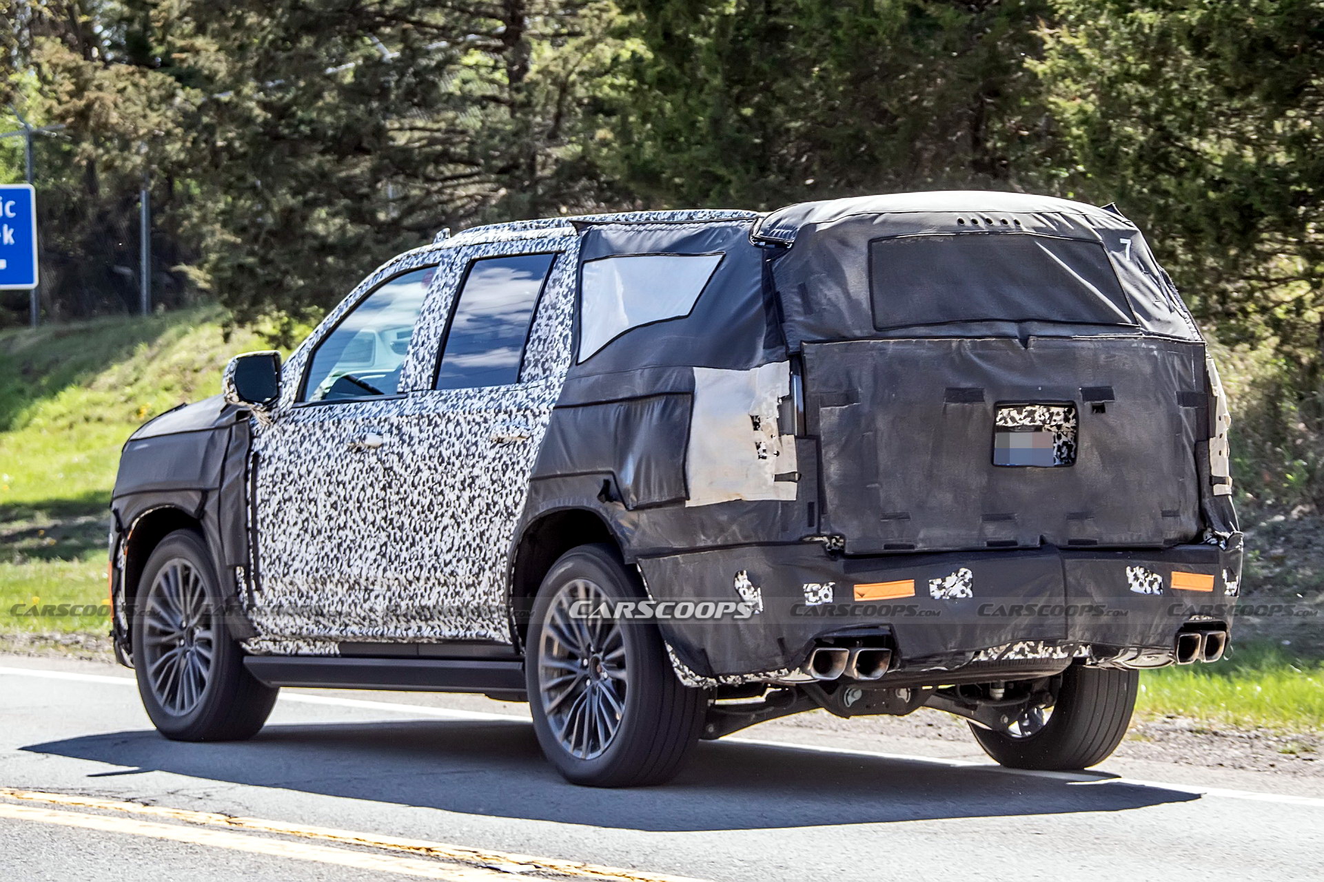 Is Cadillac Testing A Blackwing-Powered 2022 Escalade V?