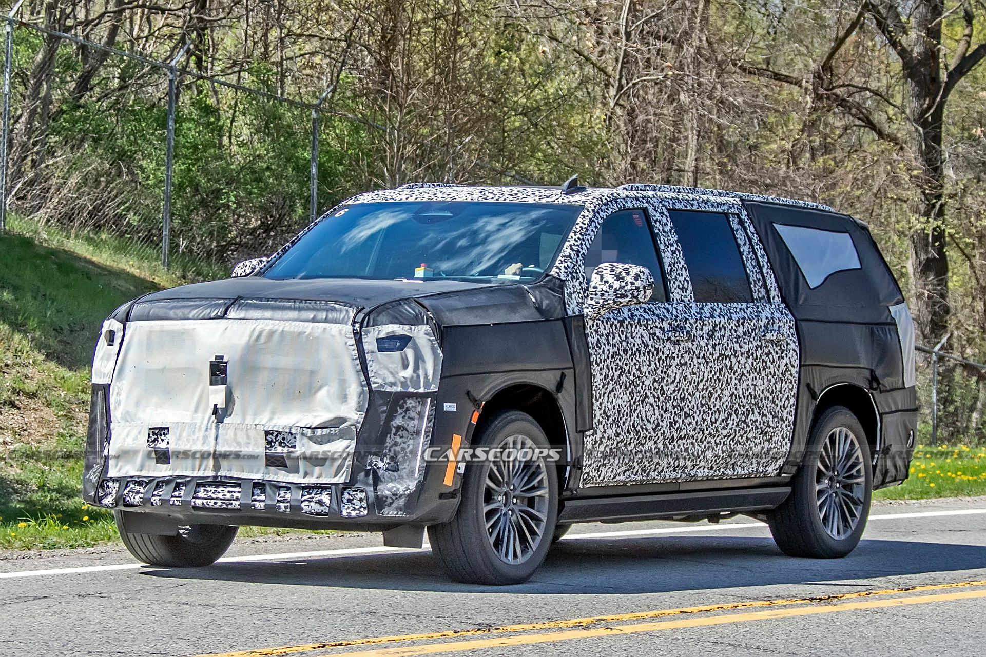 Is Cadillac Testing A Blackwing-Powered 2022 Escalade V?
