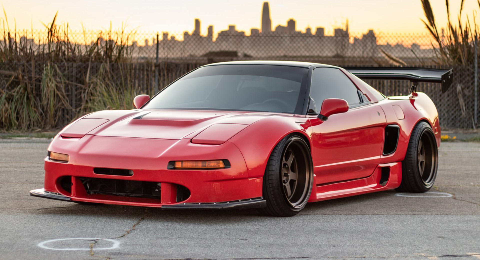 The 1991 Widebody Acura Nsx Has The Air Of A Japanese Super Gt Racer About ...