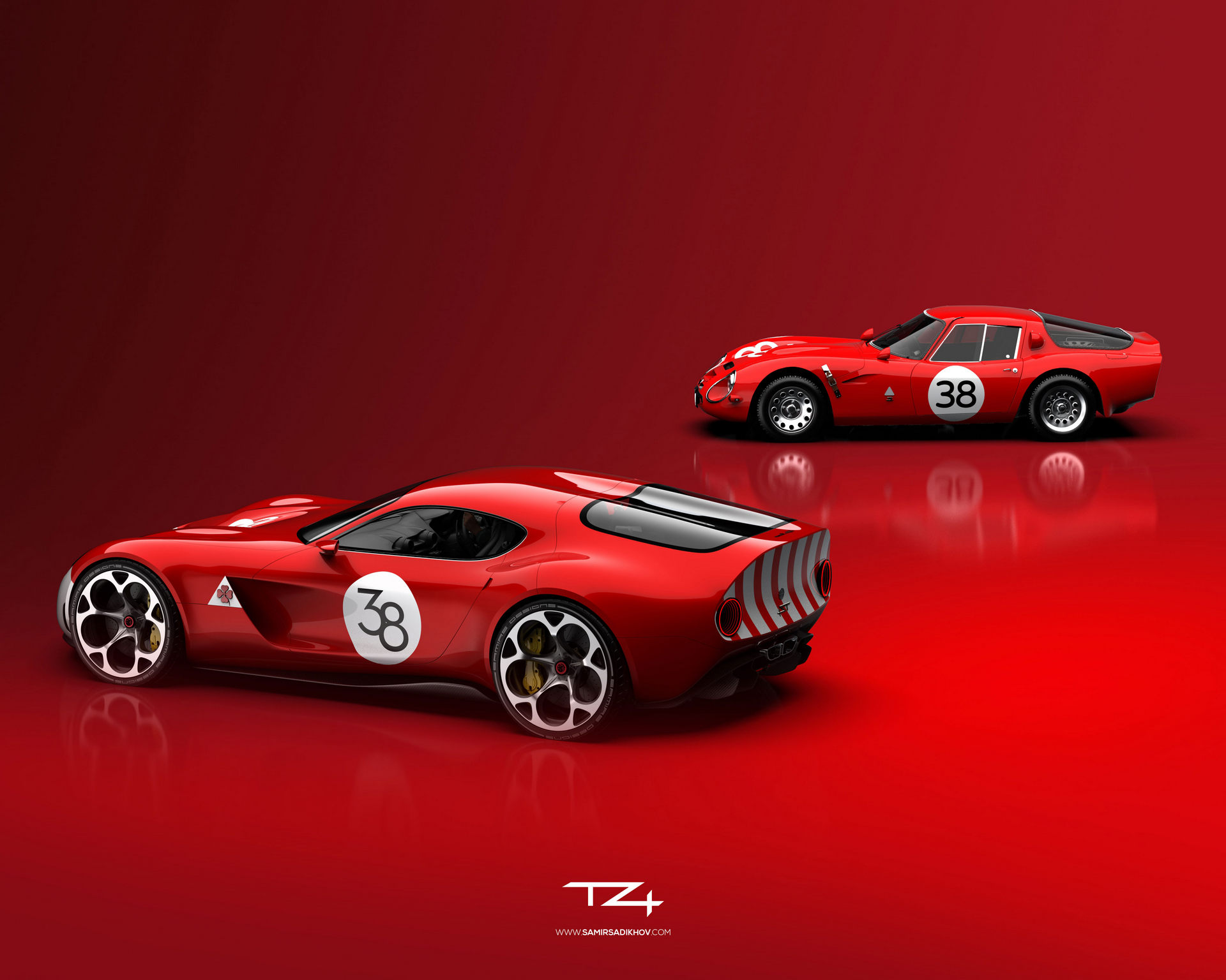 This Unofficial Alfa Romeo TZ4 Render Is Exactly What The Italian Brand Needs