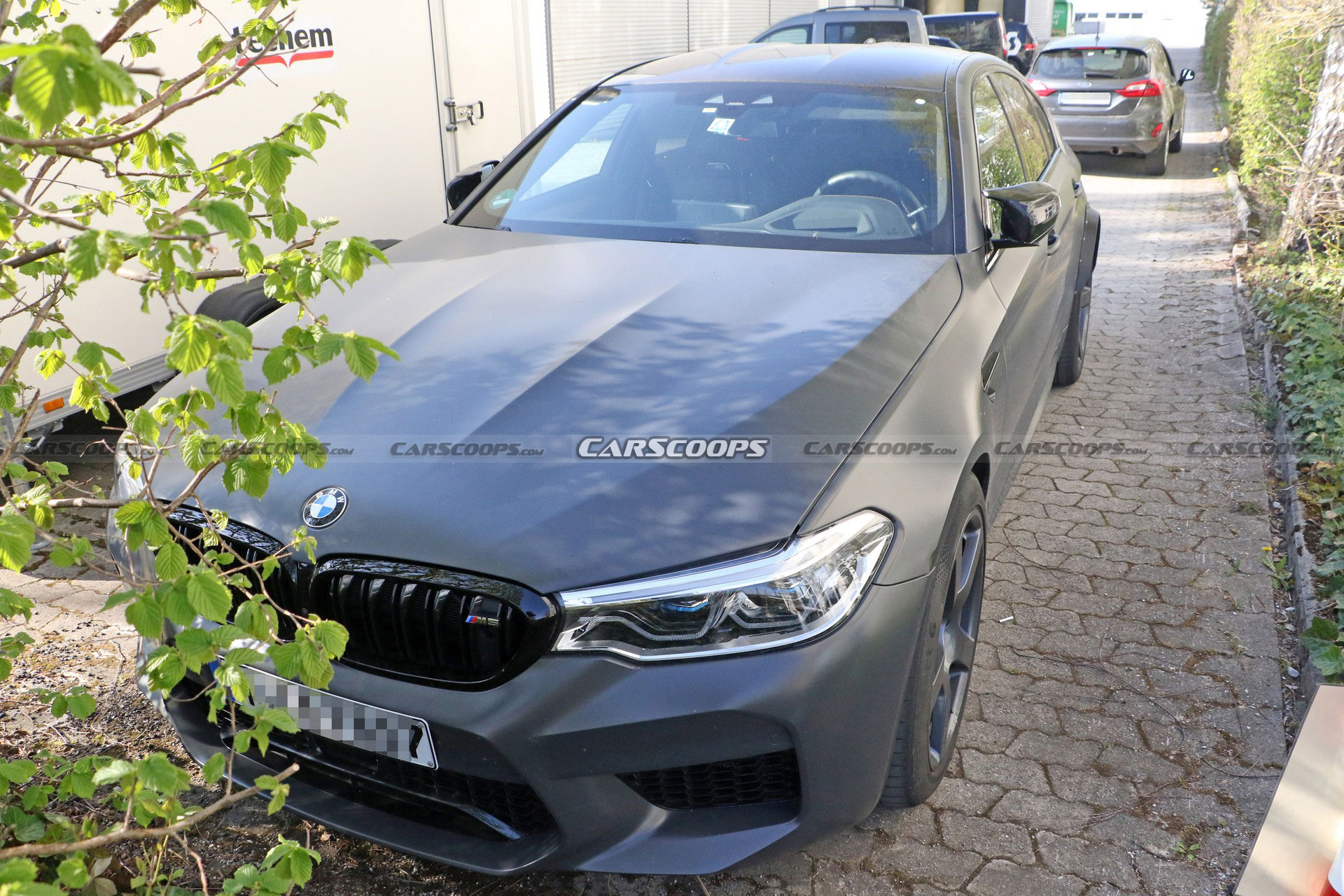 Mysterious BMW M5 Spied With A Wider Rear Track, Could It Be A CSL?