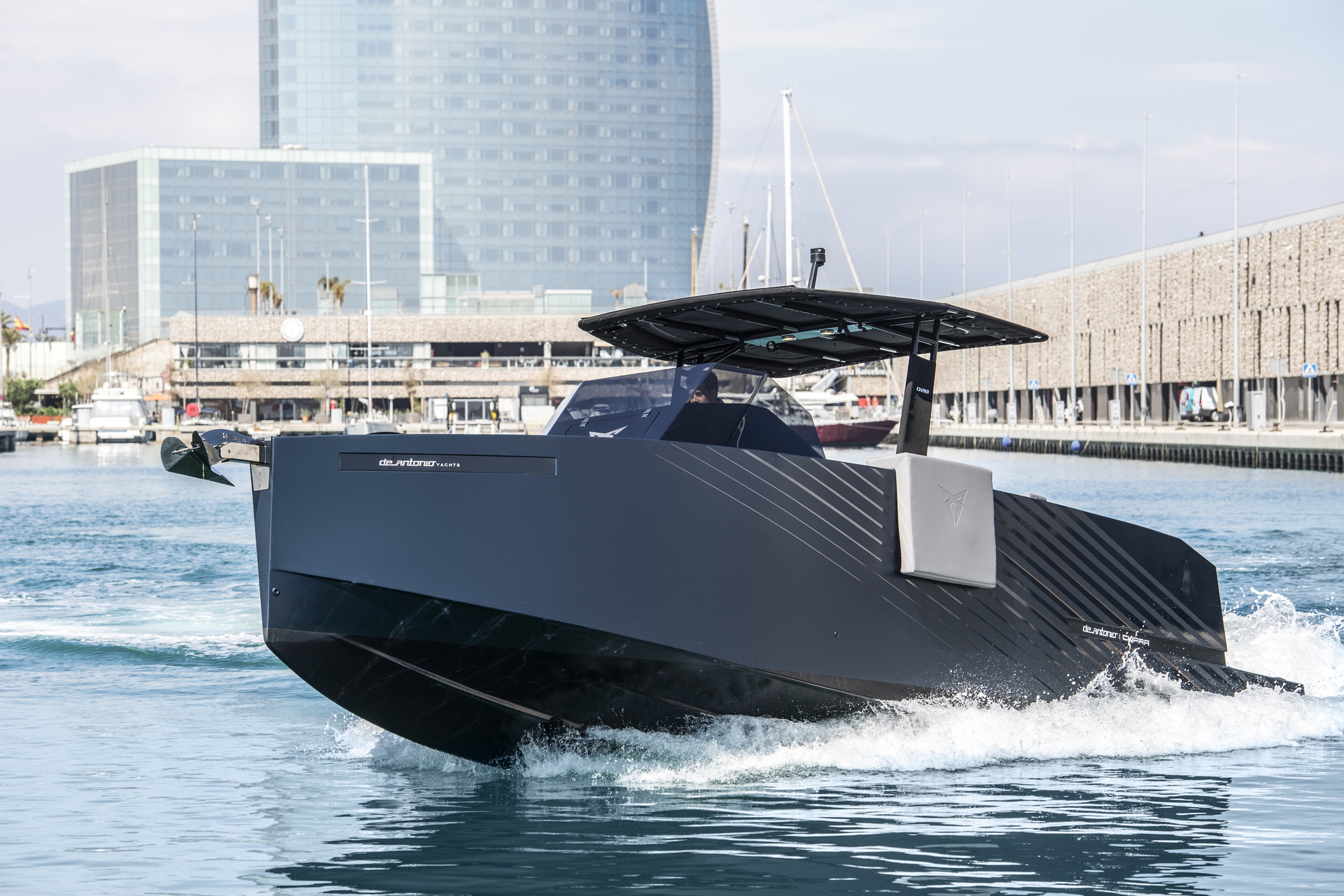 Cupra Teams Up With De Antonio Yachts For D28 Formentor Powerboat
