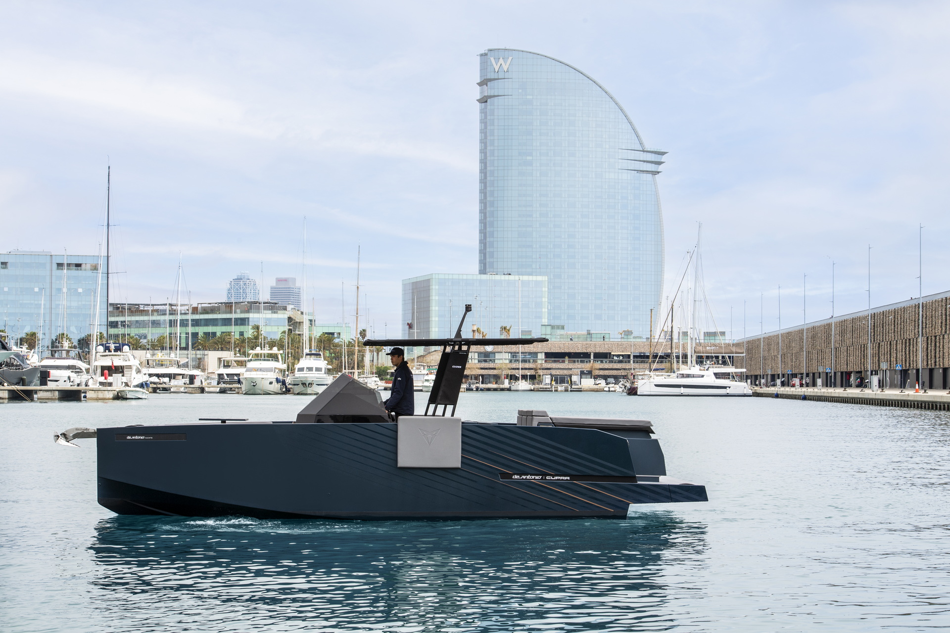Cupra Teams Up With De Antonio Yachts For D28 Formentor Powerboat