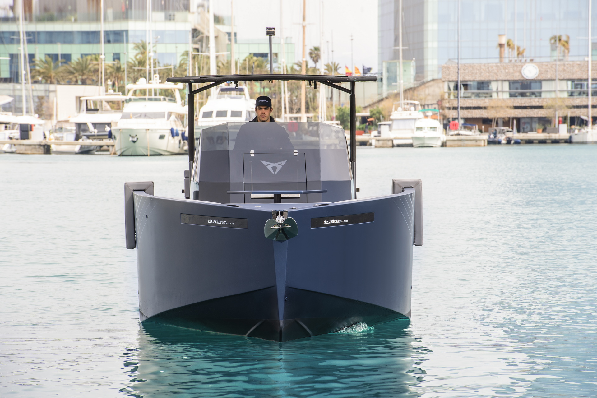 Cupra Teams Up With De Antonio Yachts For D28 Formentor Powerboat