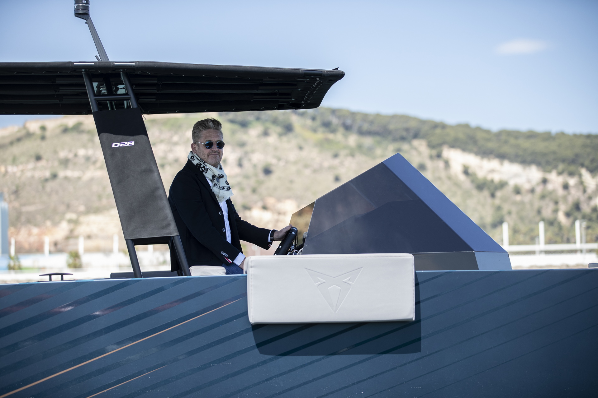 Cupra Teams Up With De Antonio Yachts For D28 Formentor Powerboat