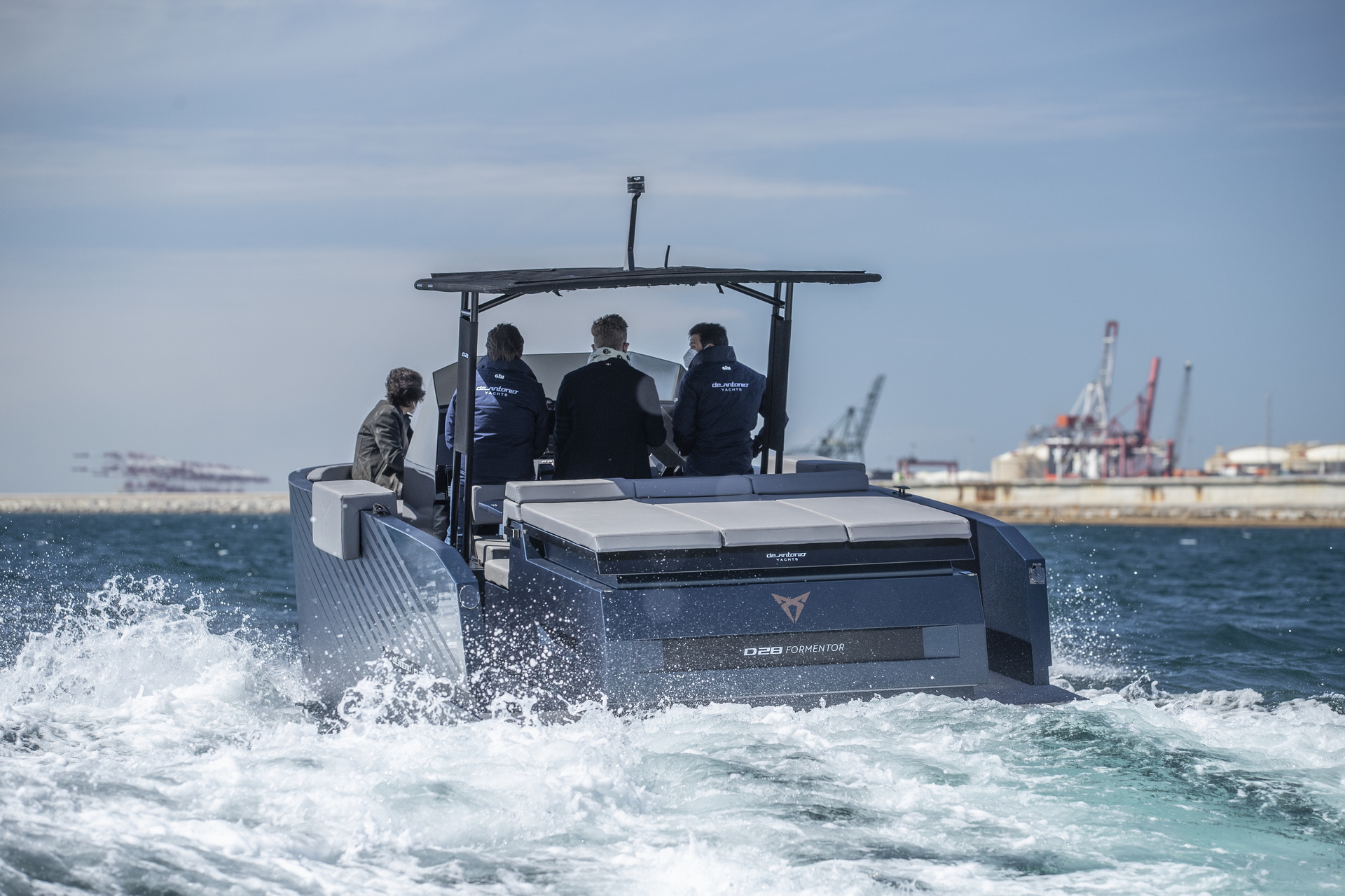 Cupra Teams Up With De Antonio Yachts For D28 Formentor Powerboat