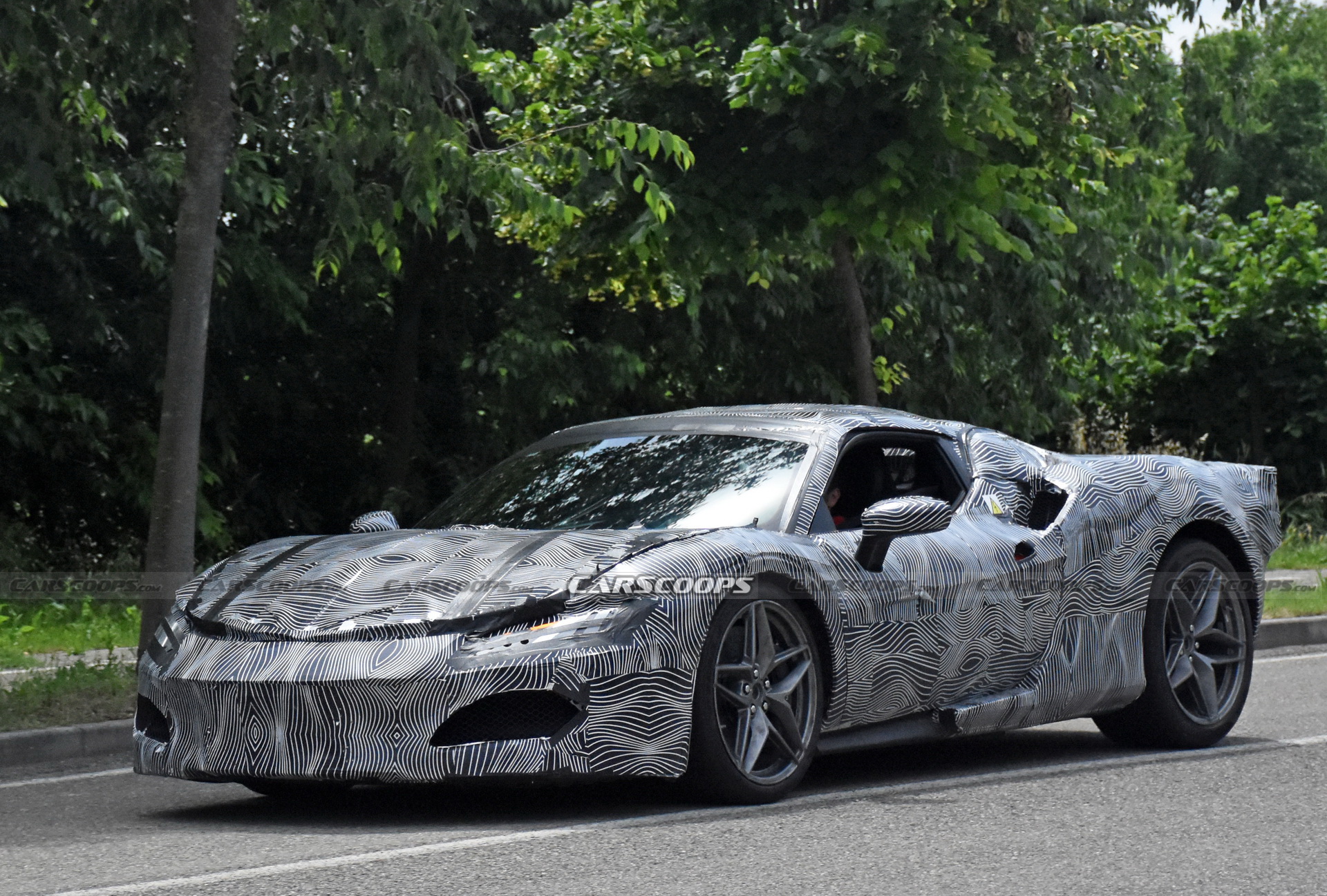 New Ferrari ‘F171’ V6 Hybrid Model Spotted Wearing Production Body