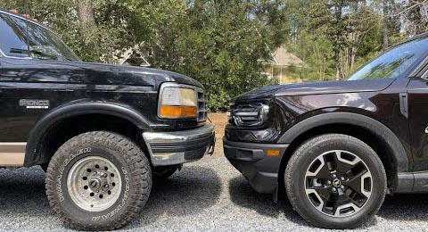  How Does The 2021 Bronco Sport Stack Up Against An Old-School 1993 Bronco?