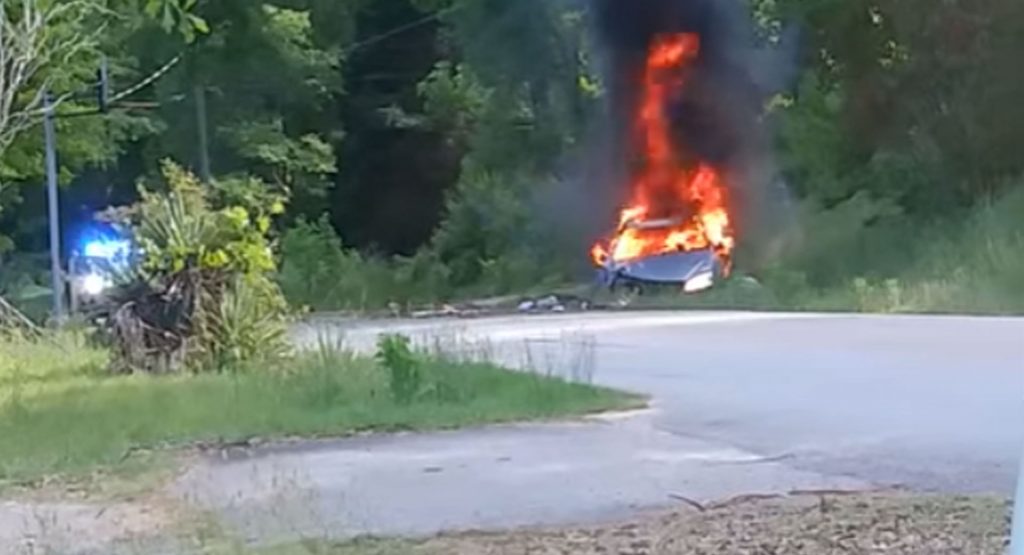  Woman Hoarding Gas Runs From Police And Crashes Causing “Multiple Explosions”