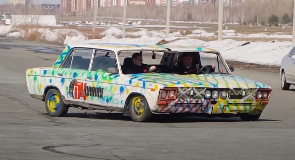  Want A Widebody Lada? Weld Two Of Them Together