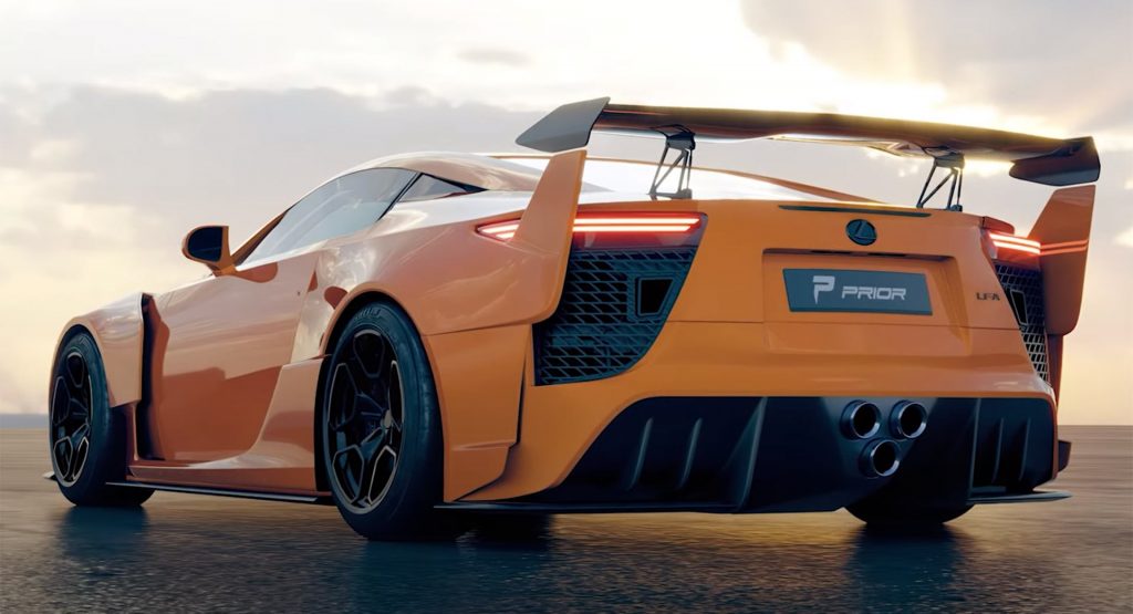 Prior Design Illustrates What A Lexus LFA Widebody Kit Could Look Like