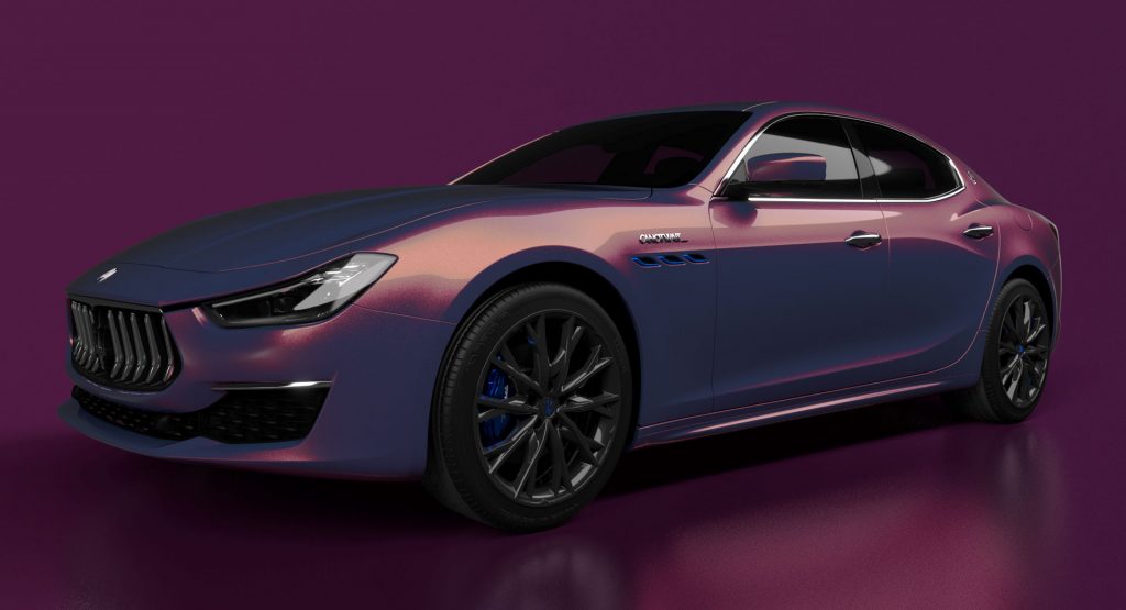  Maserati Ghibli Hybrid Love Audacious Debuts As A Purple-ish Limited Edition