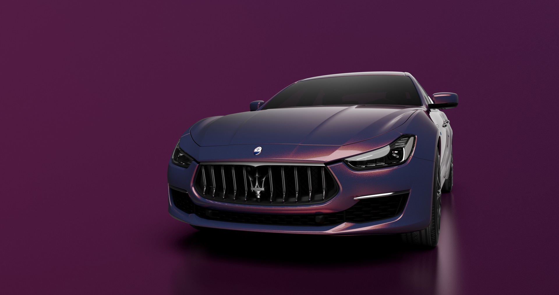 Maserati Ghibli Hybrid Love Audacious Debuts As A Purple-ish Limited Edition