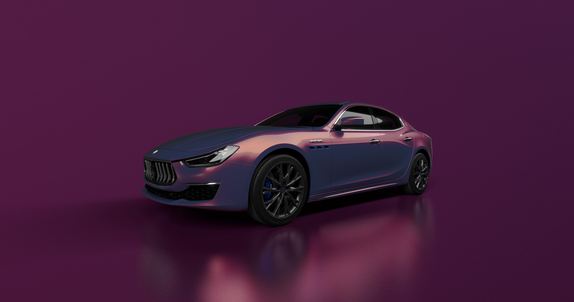 Maserati Ghibli Hybrid Love Audacious Debuts As A Purple-ish Limited Edition