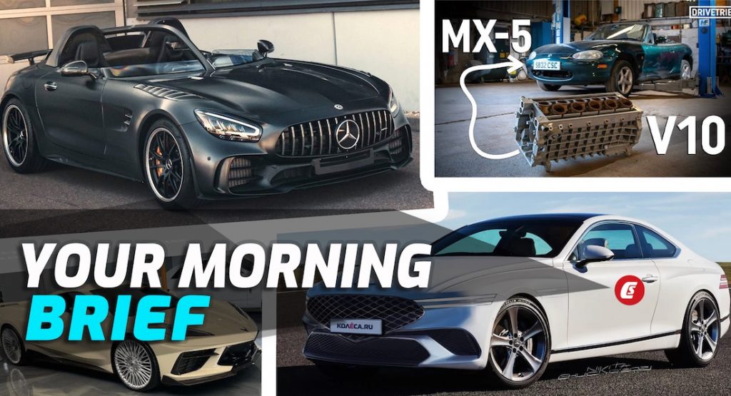 AMG GT R Speedster, Genesis G70 Coupe, V10 Miata Transplant, 2021 Hyundai Santa Fe Driven: Your Morning Brief