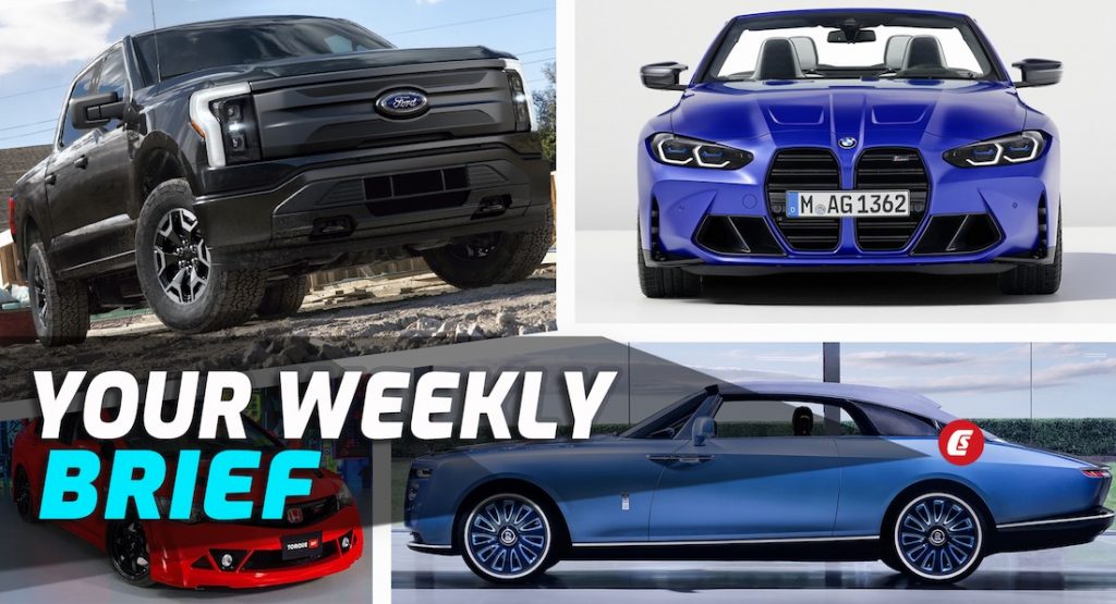  BMW M4 Convertible, $28M Rolls Royce ‘Boat Tail’, Ford’s $40k Base-Spec F-150 Lightning, Hyundai Ioniq 5’s NASA-Inspired Seats: Your Weekly Brief