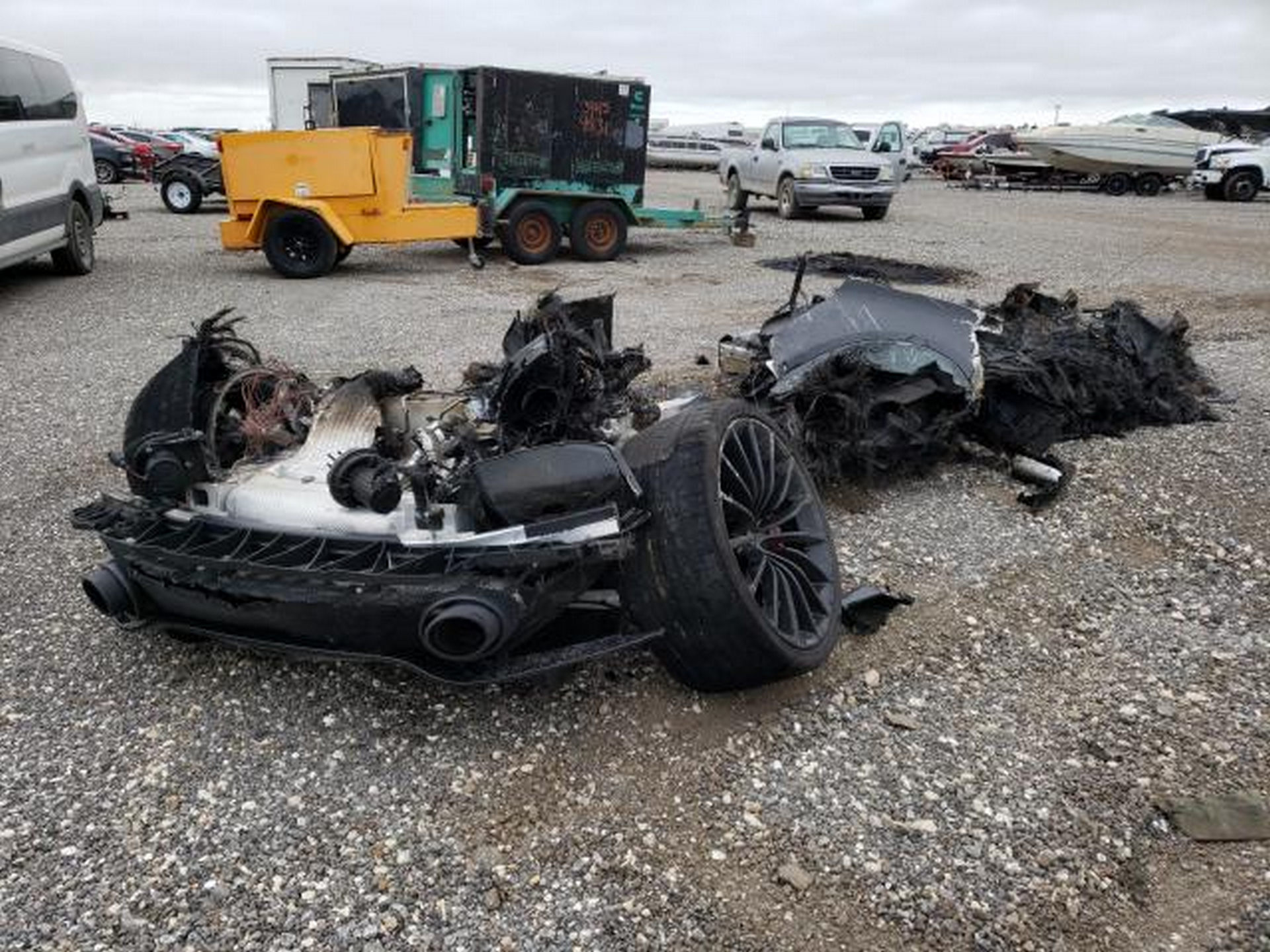 QOTD: Who And Why Would Buy This Pile Of Burned McLaren Rubble?