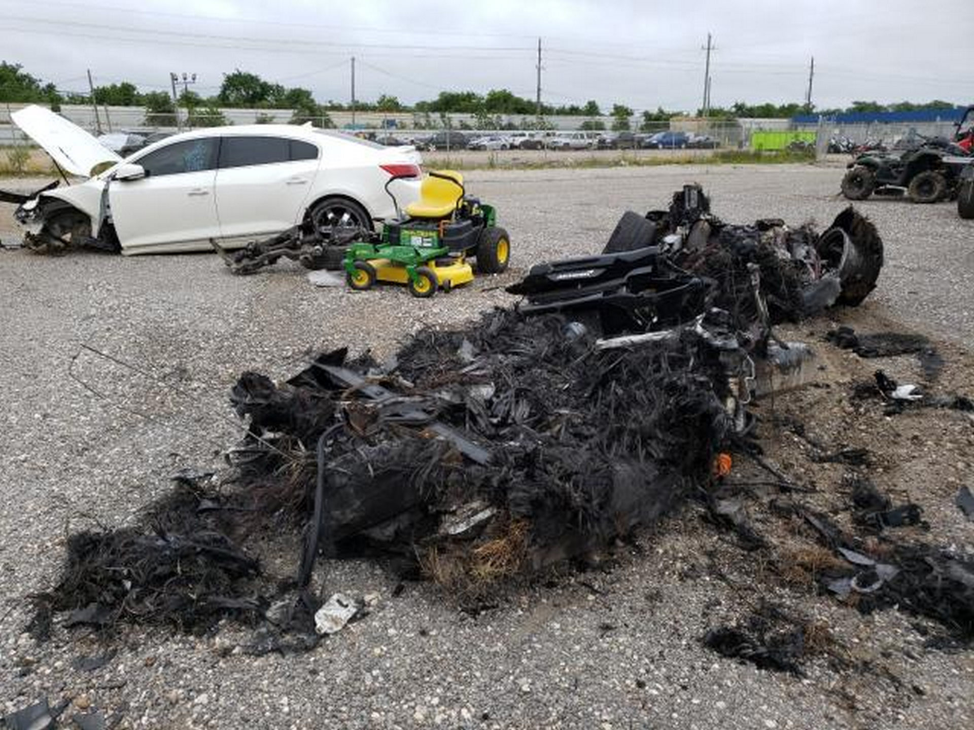 QOTD: Who And Why Would Buy This Pile Of Burned McLaren Rubble?